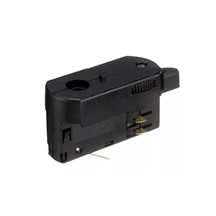 Universele hanglamp adapter 3-fase railonderdeel - zwart