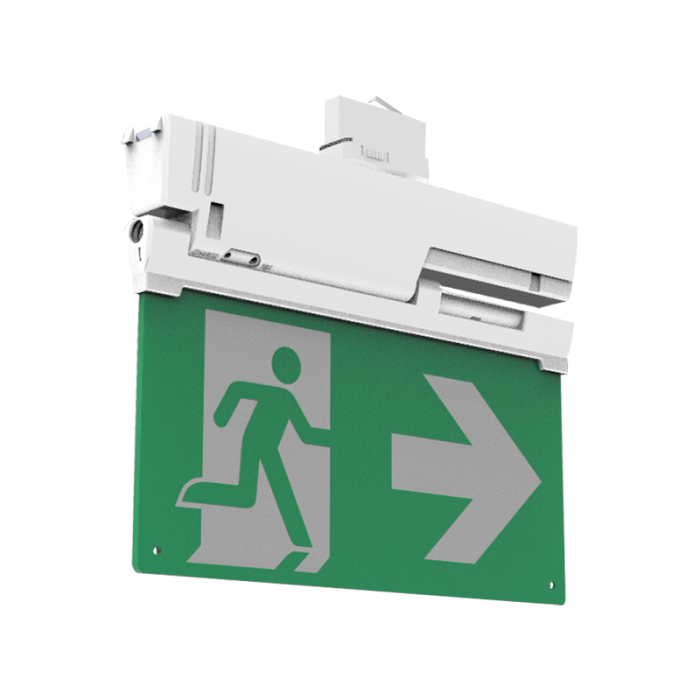 LED vluchtwegverlichting 3-fase rail - wit