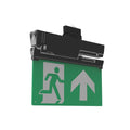LED vluchtwegverlichting 3-fase rail - zwart